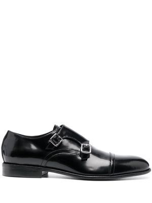 Manuel Ritz polished-finish buckled shoes - Black