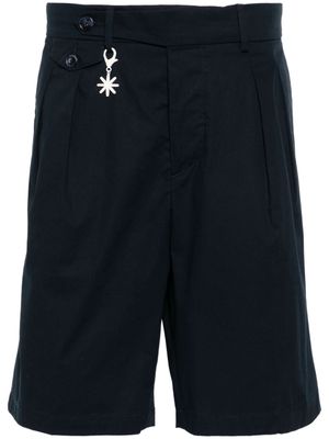 Manuel Ritz poplin bermuda shorts - Blue