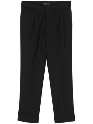 Manuel Ritz satin-trim wool tailored trousers - Black