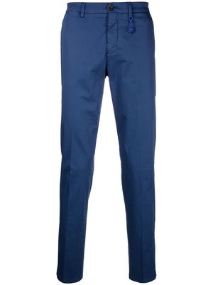 Manuel Ritz slim-cut leg trousers - Blue