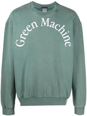 Manuel Ritz slogan-print sweatshirt - Green