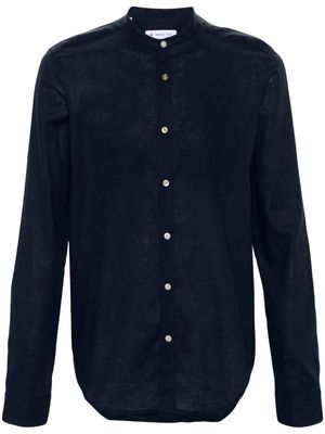 Manuel Ritz slub-texture shirt - Blue