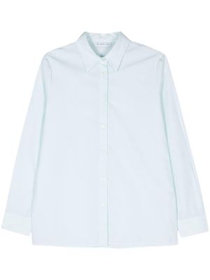 Manuel Ritz straight-collar cotton shirt - Green