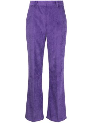 Manuel Ritz straight-leg corduroy trousers - Purple