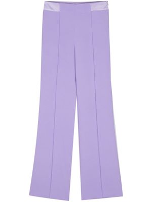 Manuel Ritz straight-leg crepe trousers - Purple