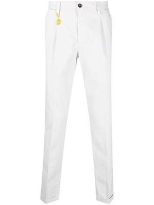 Manuel Ritz straight-leg cut trousers - White