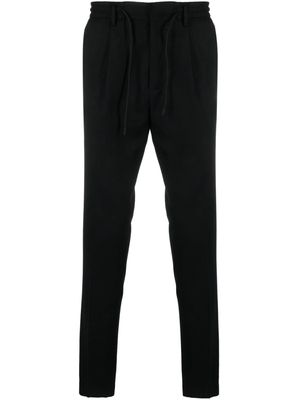 Manuel Ritz stretch-wool slim-cut trousers - Black