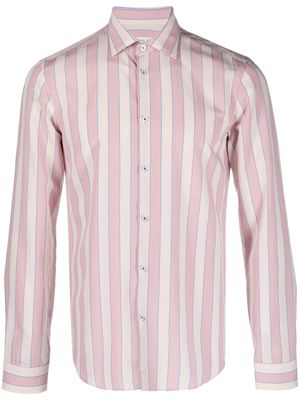 Manuel Ritz striped long-sleeve shirt - Neutrals