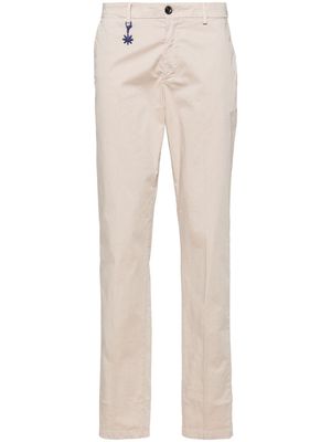 Manuel Ritz tapered chino trousers - Neutrals