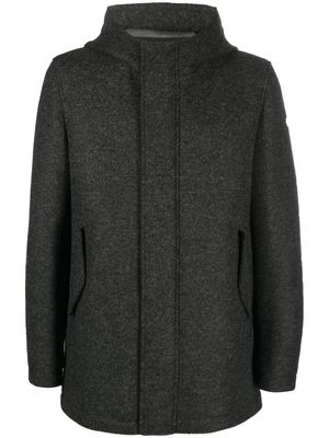 Manuel Ritz zip-up hooded coat - Grey