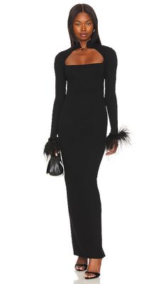 MANURI Cindy Dress in Black