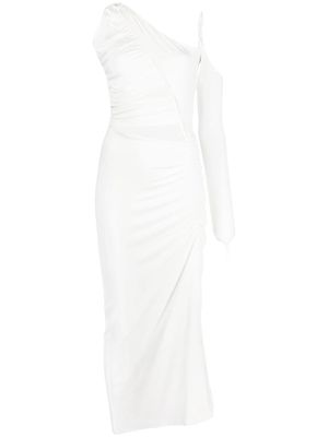 MANURI Giuly 2.3 detachable-sleeve midi dress - White