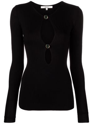 MANURI Jackie 2.4 long-sleeved T-shirt - Black