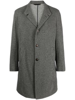 Manzoni 24 cashmere single-breasted coat - Grey