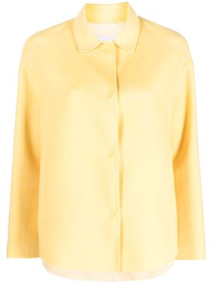 Manzoni 24 long-sleeve wool jacket - Yellow
