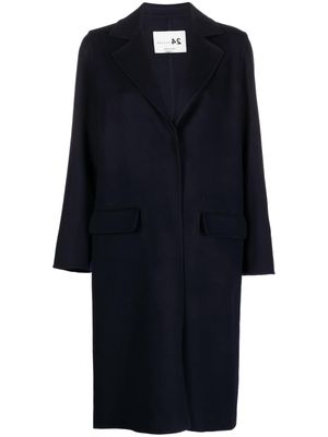 Manzoni 24 single-breasted wool coat - Blue