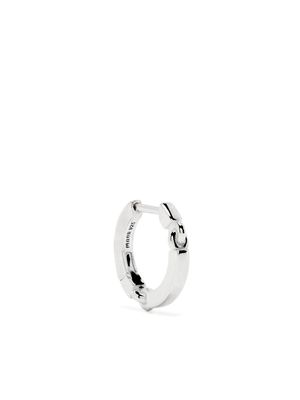 MAOR Aphelion chain-link hoop earring - Silver