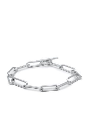 MAOR Ovalado anchor-chain bracelet - Silver
