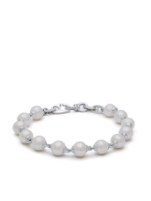 MAOR pearl-detail sterling-silver bracelet - White