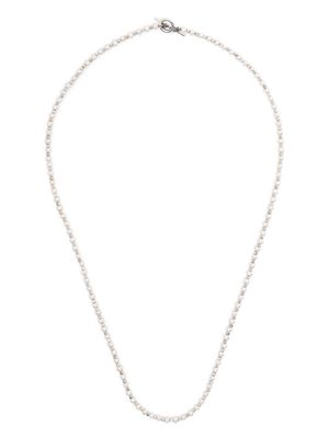 MAOR pearl-embellished necklace - Silver