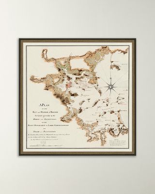 Map of Boston Bay and Harbor