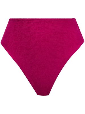 Mara Hoffman Imina high-rise bikini bottoms - Pink