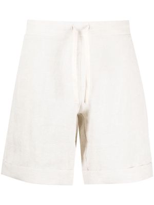Marané drawstring-waist linen shorts - Neutrals