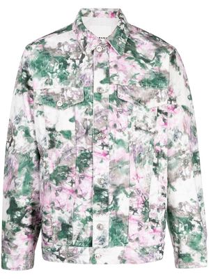 MARANT abstract-print shirt jacket - Multicolour