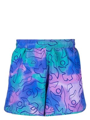MARANT abstract-print swim shorts - Multicolour
