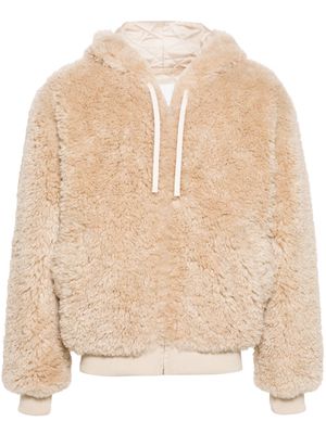 MARANT Adonny faux-shearling jacket - Neutrals