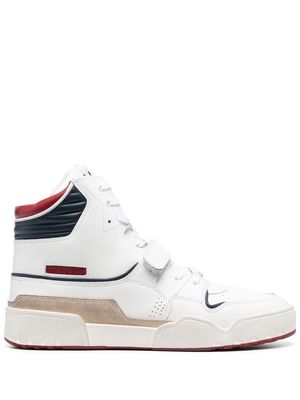 MARANT Alseeh high-top leather sneakers - White