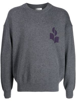 MARANT Atley Logo sweater - Grey