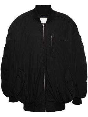 MARANT Bakya logo-embroidered bomber jacket - Black