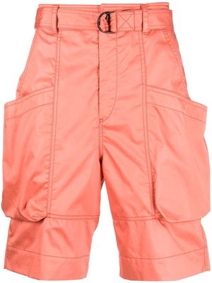 MARANT belted cargo shorts - Pink