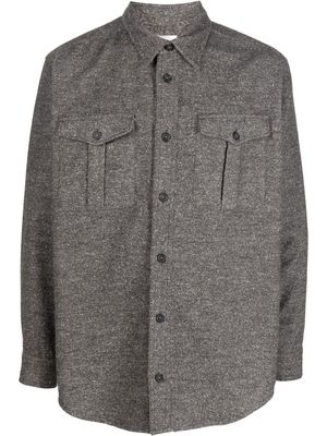 MARANT chest-pocket long-sleeve shirt - Grey