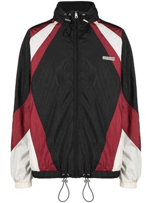 MARANT colour-block zipped track jacket - Black