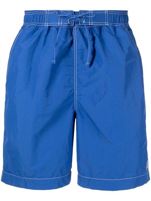 MARANT contrast-stitched shorts - Blue