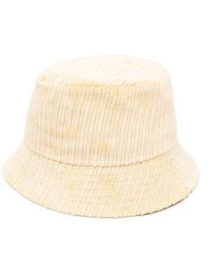 MARANT corduroy bucket hat - Yellow