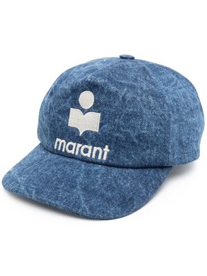 MARANT embroidered-logo baseball cap - Blue