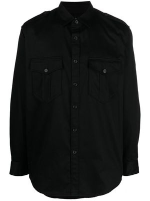 MARANT epaulettes-detailing shirt - Black