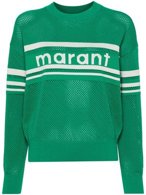MARANT ÉTOILE Arwen open-knit jumper - Green