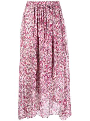 MARANT ÉTOILE asymmetric draped skirt - Pink