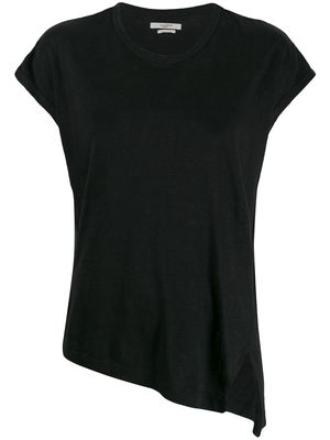 MARANT ÉTOILE asymmetric T-shirt - Black