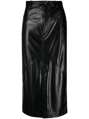 MARANT ÉTOILE Breanne faux-leather midi skirt - Black