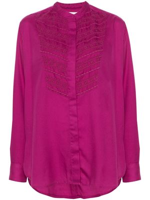MARANT ÉTOILE Britten embroidered-detail shirt - Pink