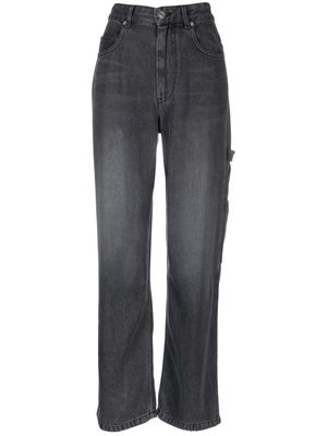 MARANT ÉTOILE Bymara mid-rise wide-leg jeans - Grey
