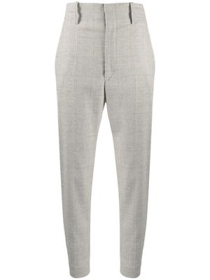 MARANT ÉTOILE checkered tailored trousers - Grey