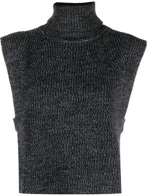 MARANT ÉTOILE chunky-knit sleeveless jumper - Grey