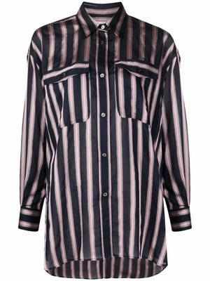 MARANT ÉTOILE classic striped shirt - Blue
