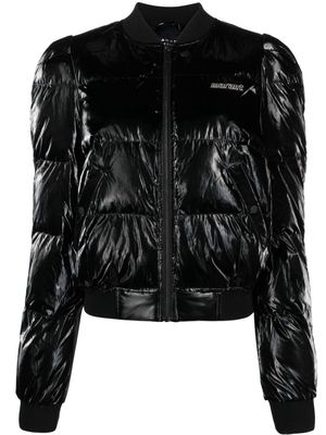 MARANT ÉTOILE Cody logo-patch padded jacket - Black
